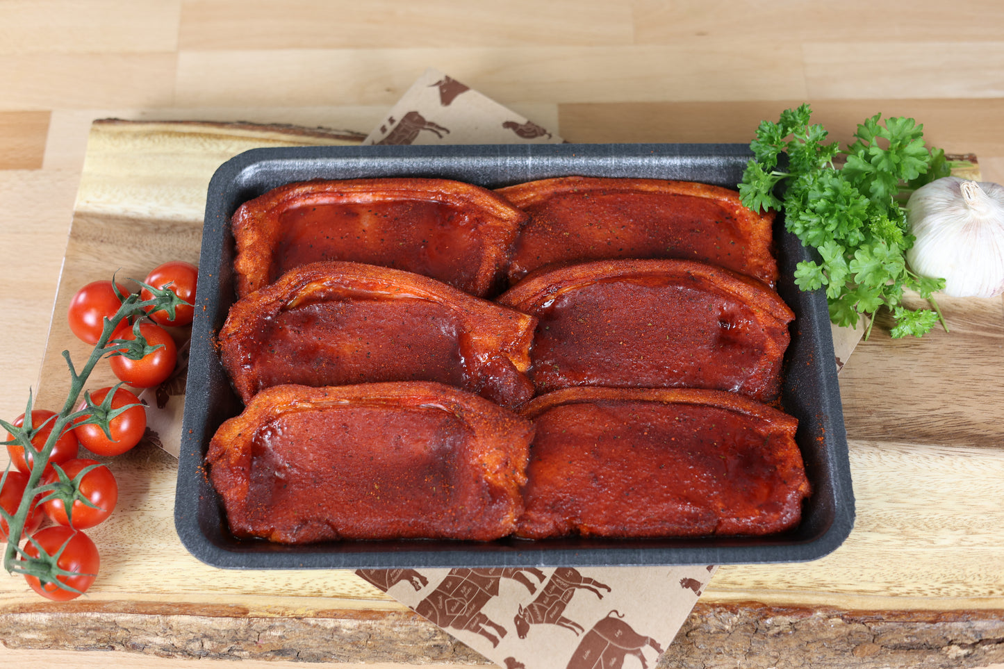 6 Double Smoke Pork Steaks