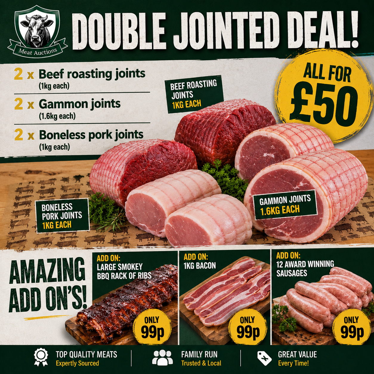 Roasting Joint Double UP Deal